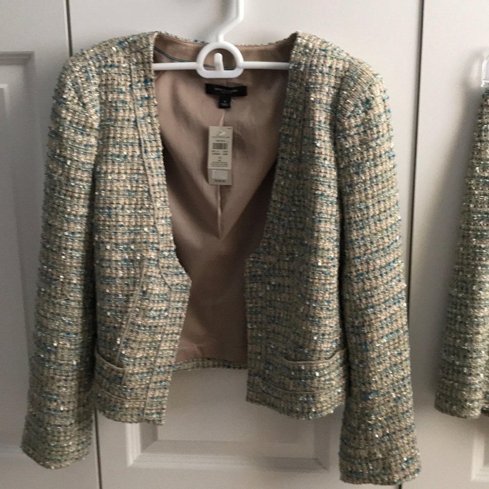 Ann Taylor tweed skirt suit
